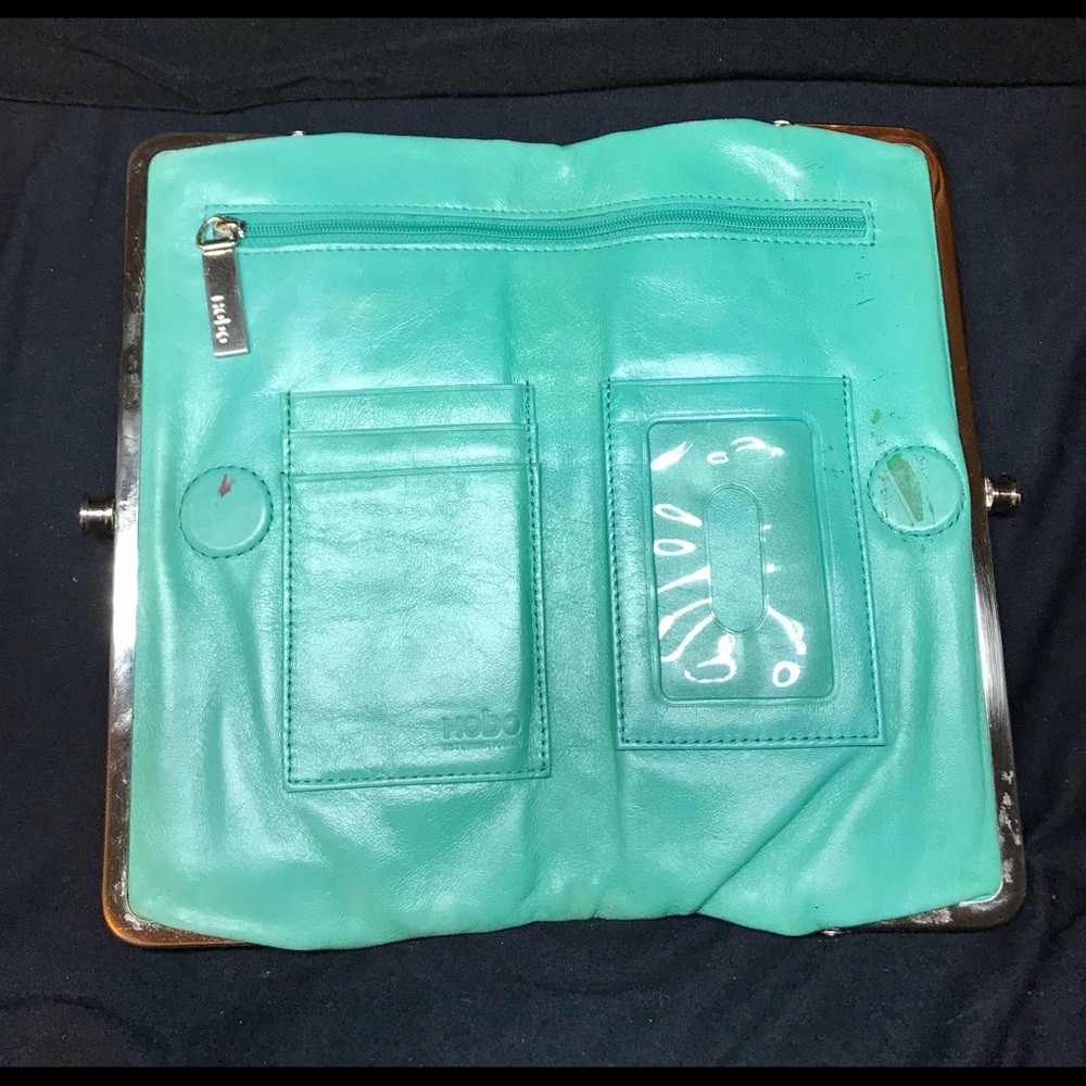 HOBO LAUREN DOUBLE FRAME WALLET AND CLUTCH